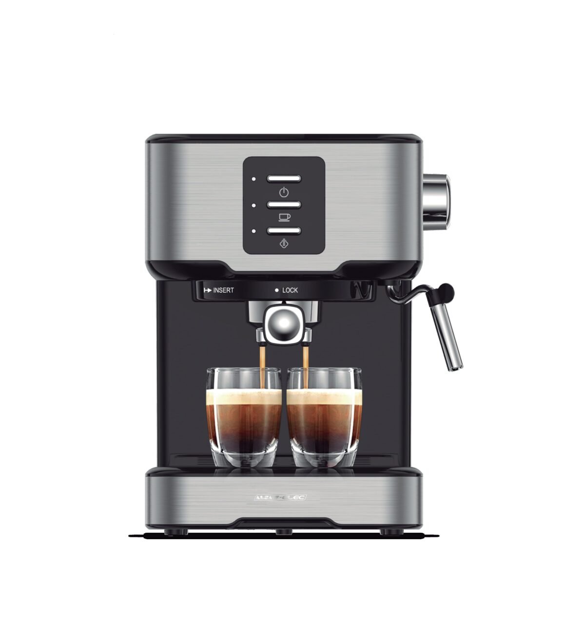 ماكينة قهوة اسبريسو السيف 1.5 لتر 850 وات - ستيل