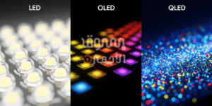 الفرق بين LED و OLED و QLED